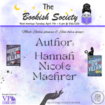 Bookish society, April 7th at 6pm, Vida Cafe