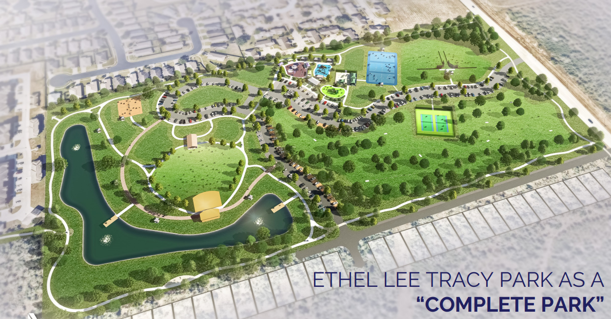 Artist rendering of Ethel Lee Tracy Park Opens in new window