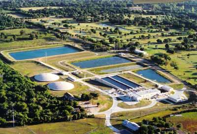 Arial view of Surface Water Treatment Plant
